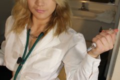 Nurse Courtney Spanks Patient